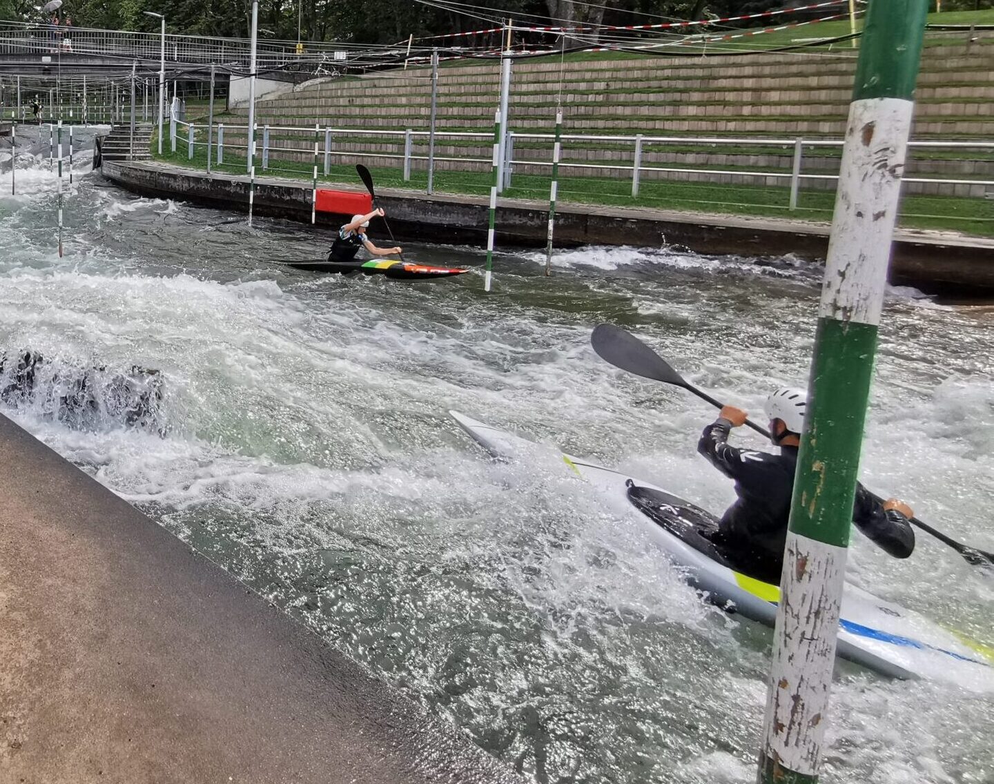 Kanustrecke am Eiskanal