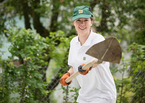 Azubis bei Josef Saule Landschaftsbau